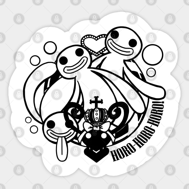 The Ghosts of Princess Perona - Black Version Sticker by Nat Ewert Art